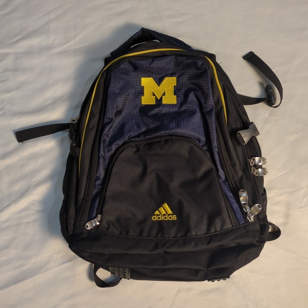University‎ Of Michigan Adidas Backpack Bookbag